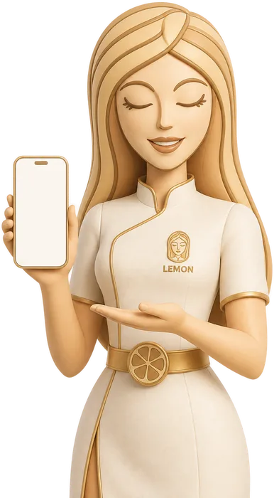 شخصیت برند لمون با گوشی موبایل، ارتباط مستقیم با پزشک
