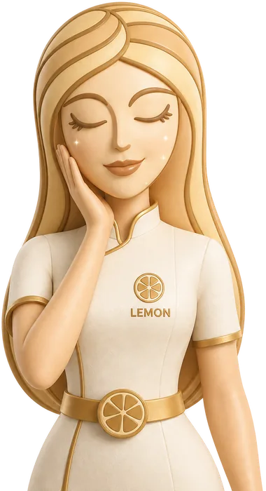 شخصیت برند لمون با پوست شفاف، فیشال اختصاصی VIP