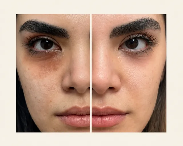 جوانسازی صورت و زیرچشم، قبل و بعد در کلینیک زیبایی لمون